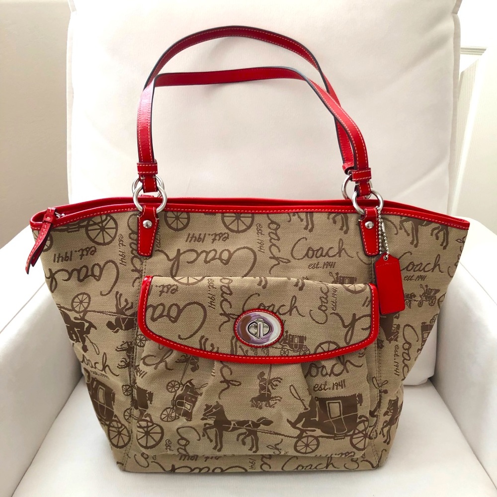Coach Tote Purse EUC